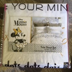 Minnie Mouse Twin Sheet Set